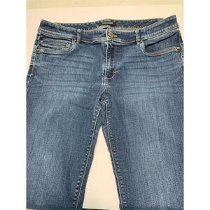 White House Black Market Women's Bootcut Jeans Size 12 Blue Denim‎